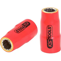 KS Tools 3/8" Stecknuss mit Schutzisolierung - 117.3840