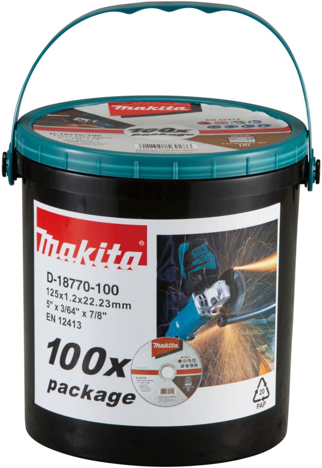 Disco da taglio Makita RVS 100 pezzi D-18770-100