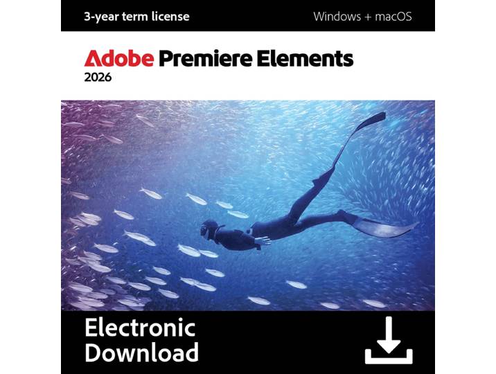 Adobe Premiere Elements 2026 3 Jaar - Digitaal