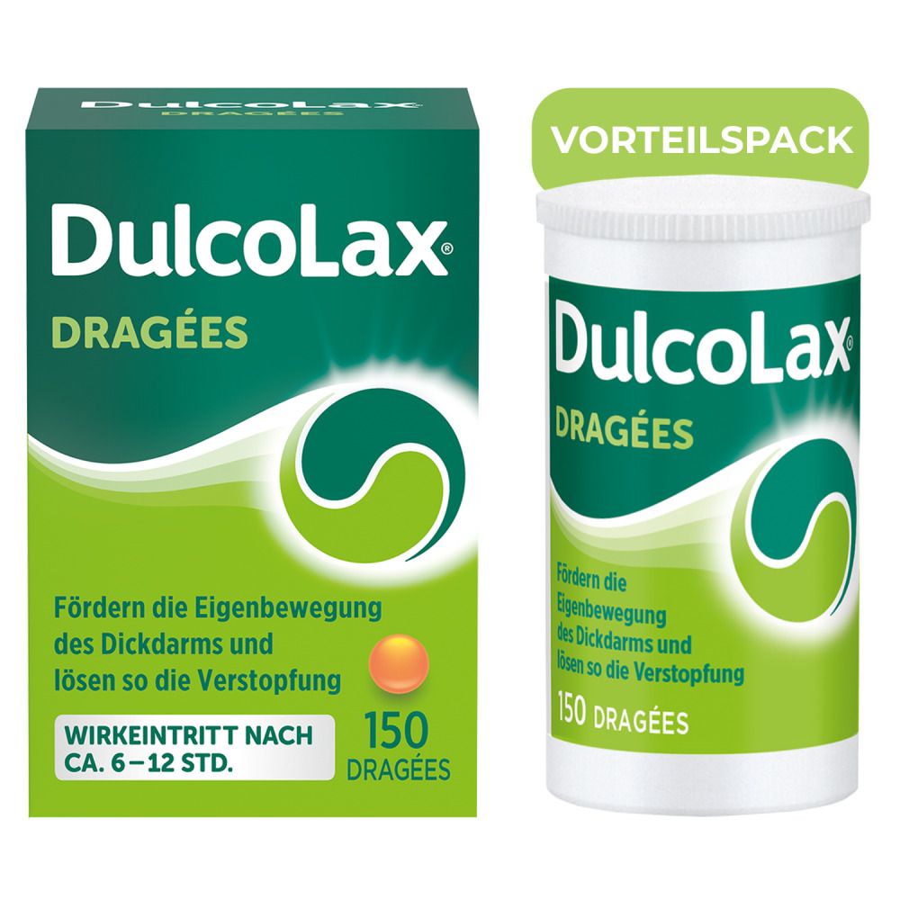 Dulcolax Dragees 5 mg magensaftres.Tabl.Dose 150 St Tabletten magensaftresistent