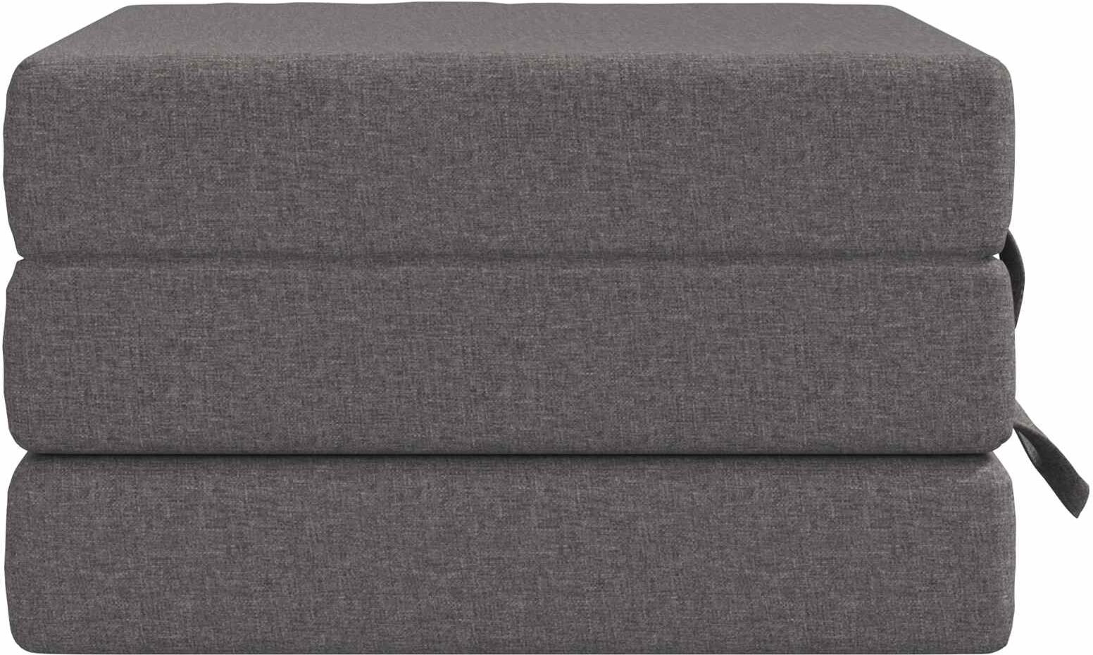 vidaXL Canapé-lit pliable 75 x 63 x 45 cm Gris clair