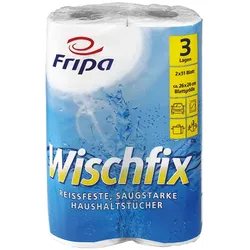 Fripa - Wischfix Küchenrollen 3-lagig (16 Pack à 2 x 51 Bl.)