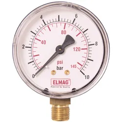 ELMAG Druckmanometer 0-10 bar - 42224