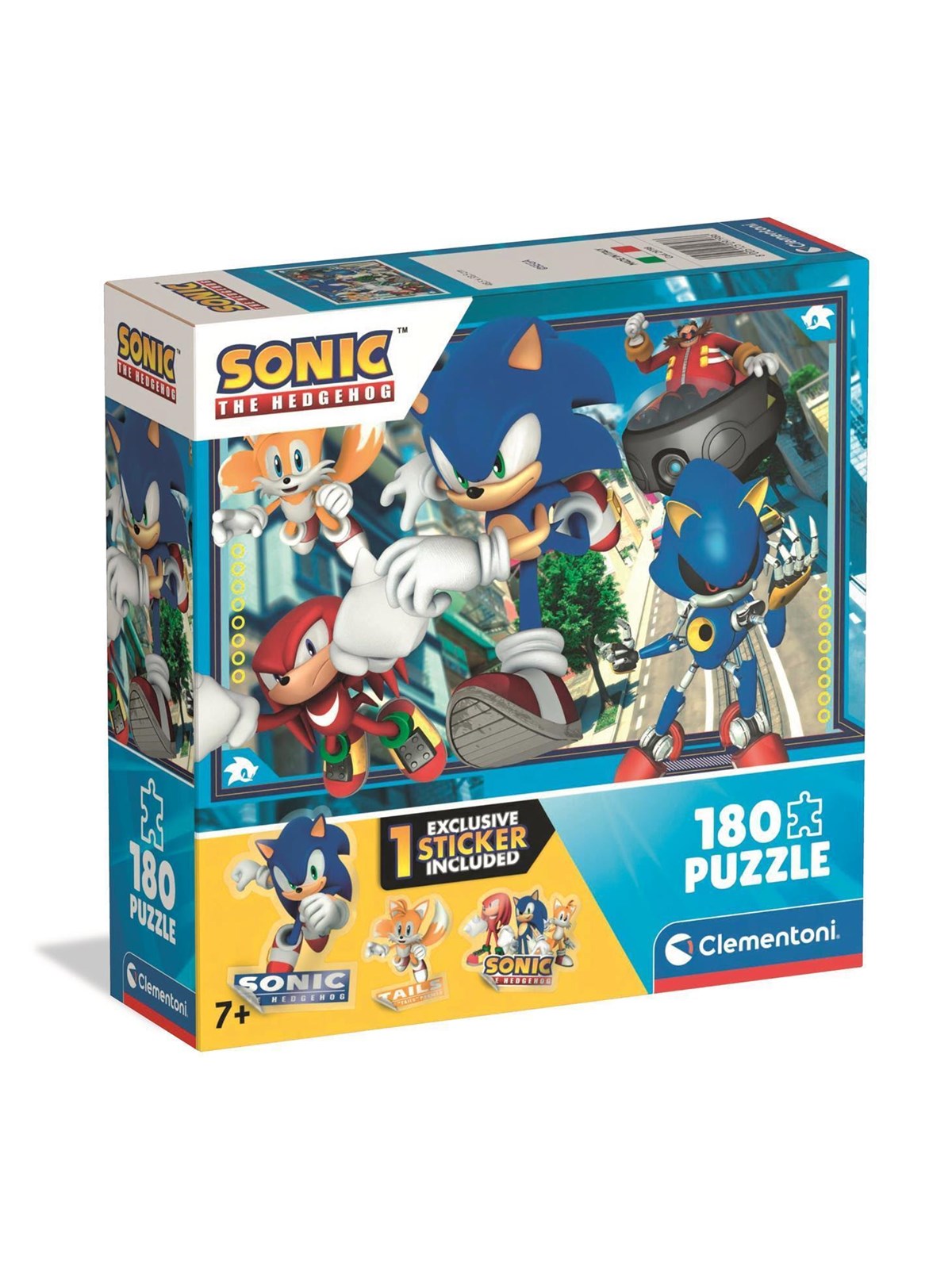 Clementoni Puzzle Square Box - Sonic 3, 180-teilig 2D Puzzles