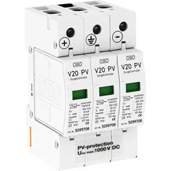 OBO Bettermann, Überspannungsschutz, OBO Ü-ABLEITER V20-C/3-PH-1000 / OBO V20-C 3-PH-1000 5094608