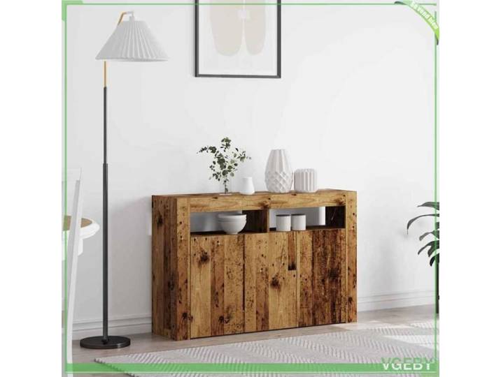 Buffet - 3333883 - Bois ancien - 3 portes - 116 x 30 x 75 cm