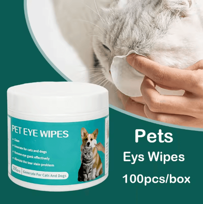 Inspire Picks Pet Eye Cleaning Wipes Pet Eye Wipes For Tear Stain Removal & Gentle Daily Eye Care Pet Eye Cleaning Wipes Pet Eye Wipes For Tear Stain Removal & Gentle Daily Eye Care