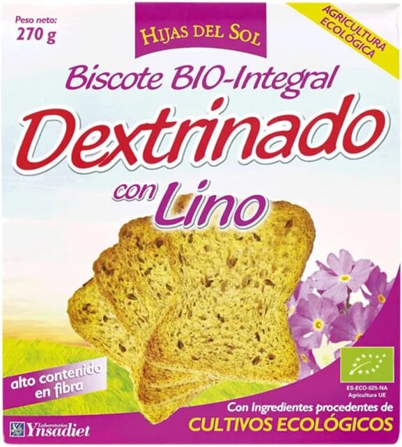 Ynsadiet Biscoitos De Linho Bio 270g