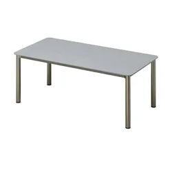 a casa mia Tisch  Kansas , grau , Maße (cm): B: 100 H: 74