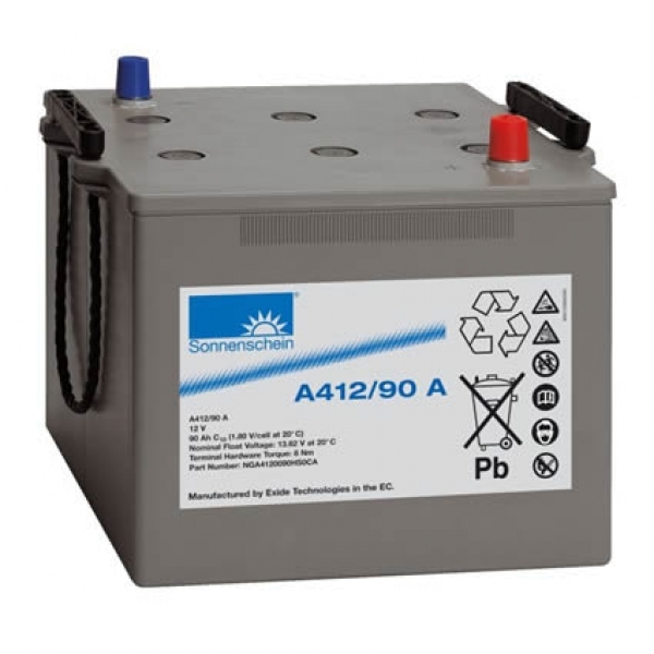 Exide Sonnenschein A412/90 A 12V 90Ah dryfit Blei-Gel-Akku