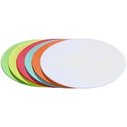Franken Moderationskarten Oval 250 Stück, 19x11 cm
