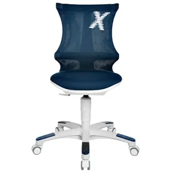 Sitness Drehstuhl X Chair 10 Stoff Blau, Grün Petrol