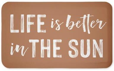 "Stupell Sunshine Life is Better Summertime Printed Anti-Fatigue Floor Mat, 30""x18"""