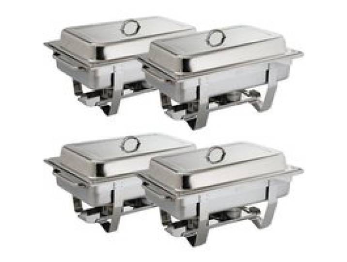 Chafing Dish inox Pro Milan GN1/1 - OLYMPIA - Lot de 4 - Capacité 9L - Finition miroir poli