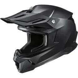 HJC, Motorradhelm, C50 SOLID MX-Helm matt schwarz XS (XS, 53 - 54 cm)