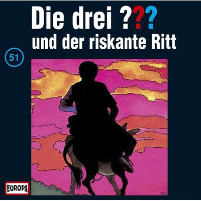 Die drei ??? (51) und der riskante Ritt - Alfred Hitchcock,Oliver Rohrbeck,Jens Wawrczeck, CD, 0743213885124