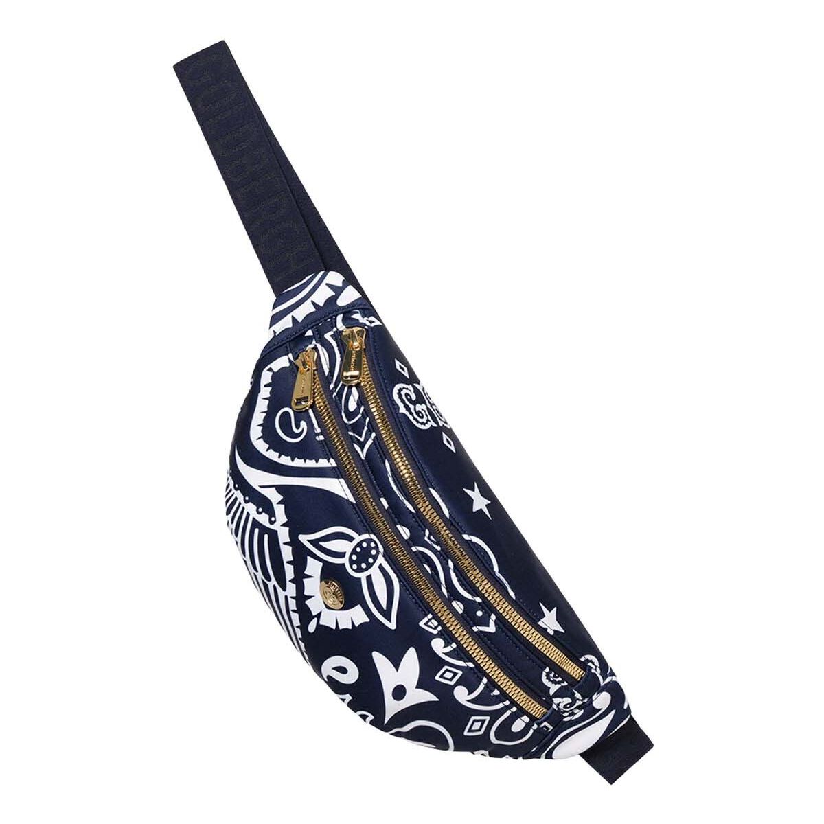 Goldbergh Takara Fanny Pack bandana paisley blue (0049) One GB63701264-0049-One