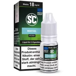 Menthol Liquid by SC 12mg / 10ml