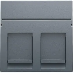 Niko Züblin 220-65200 Abdeckung für Datenanschluss, blue grey coated 22065200