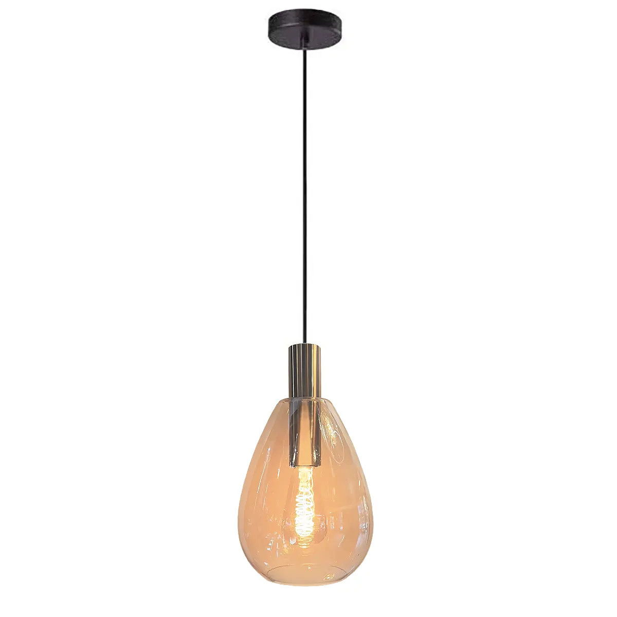 Freelight Hanglamp Dorato zwart goud 1 licht