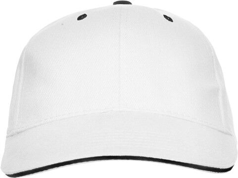 Casquette 6 pans personnalisable en coton 260 g/m² Panel blanc UNIQUE