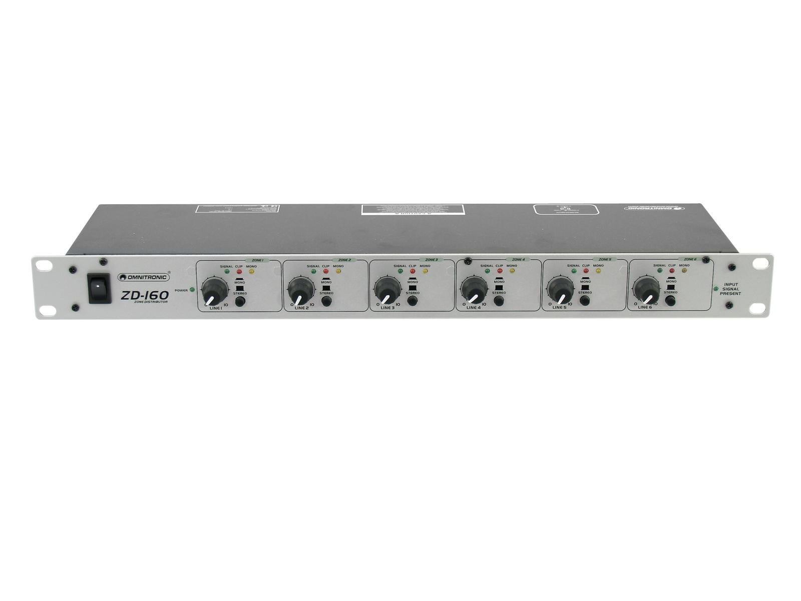 Omnitronic Signaalverdeler Zoneverdeler ZD-160
