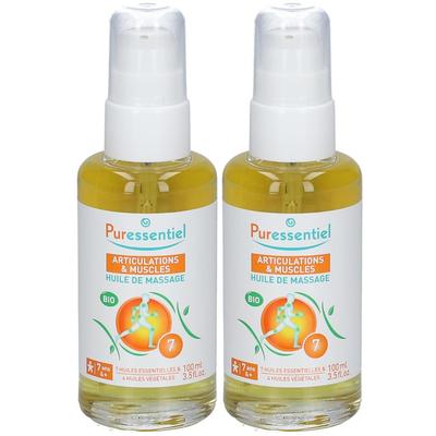 Puressentiel Huile de Massage BIO Effort Musculaire Arnica - Gaulthérie x2 2x100 ml Öl