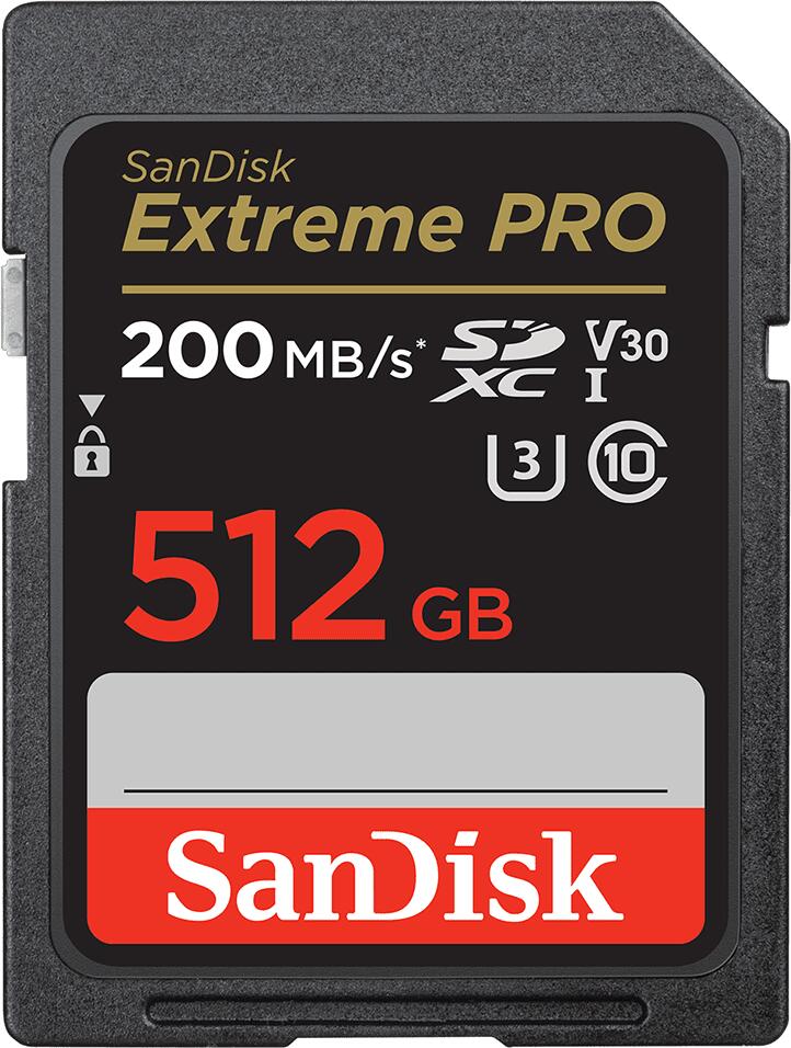 SanDisk Extreme PRO SDXC Speicherkarte 512GB SDSDXXD-512G-GN4IN
