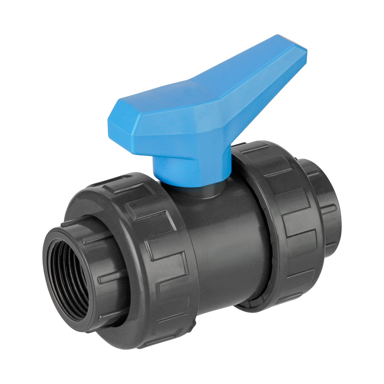 REKUBIK PVC-U Kugelhahn HDPE 2x Innengewinde 4" IG x 4" IG 1020111