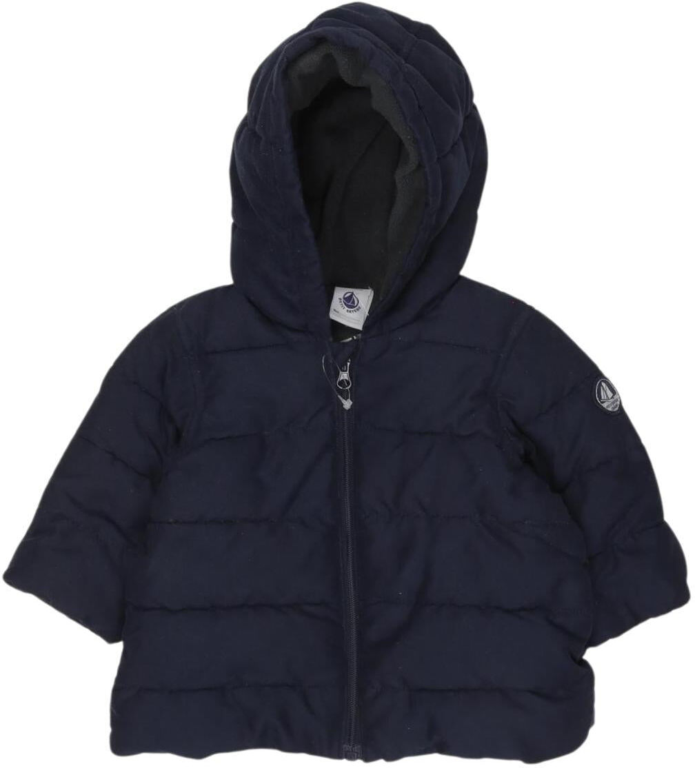 Petit Bateau Jungen Jacke oder Mantel, Marineblau, Gr. EU 56, Synthetik - Second Hand