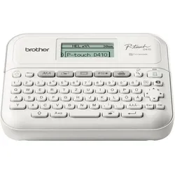Brother Beschriftungsgerät P-touch D410, weiß, QWERTZ-Tastatur, USB-Schnittstelle