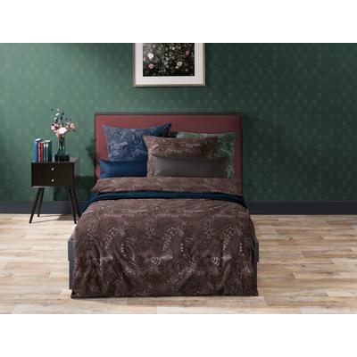 Bettwäsche KAEPPEL "Dream", braun (kaffee), B/L: 135cm x 200cm, Feinbiber, B/L: 80cm x 80cm, 2 Stk., Feinbiber, Obermaterial: 100% Baumwolle, Bettwäsche, Bettwäsche