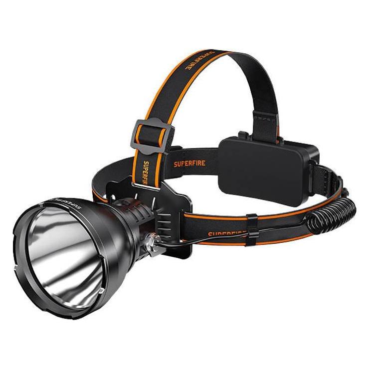 Superfire Headlight HL60, 2300lm, USB-C (2300 lm) (HL60)