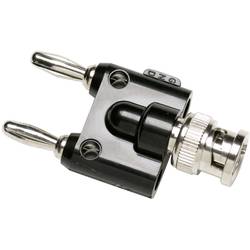 Fluke BP881 Messadapter BNC-Stecker - Bananenstecker 4 mm stapelbar Schwarz 2151015