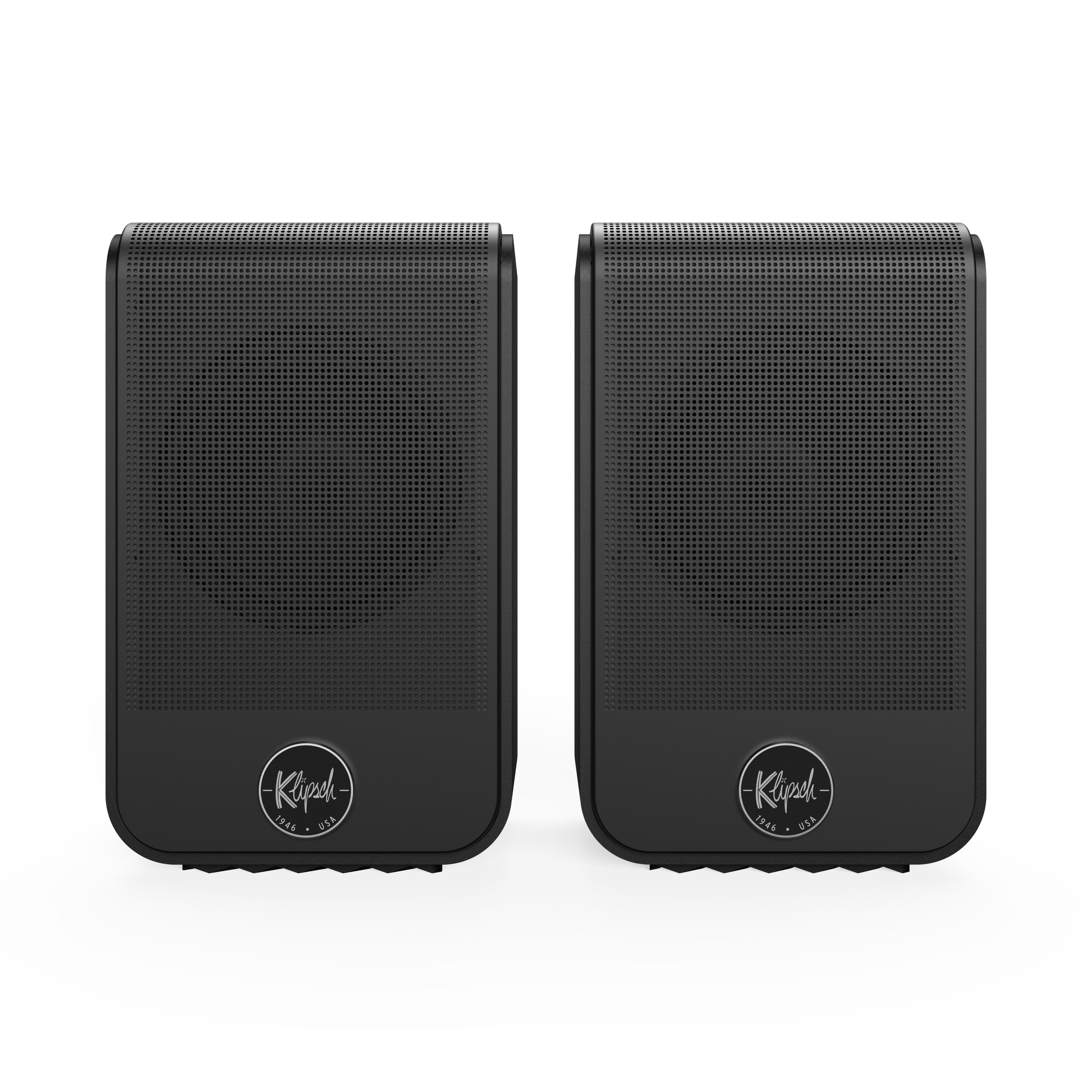 Klipsch Flexus Surr 100 kabellose Surround Lautsprecher (2 Stück) schwarz 1072081