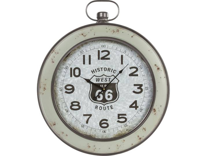 Wanduhr Waclaw aus Holz , silber (altsilberfarben), T:5,5cm, MYFLAIR MÖBEL & ACCESSOIRES, Wanduhren, Wanduhr, rund, dekorativ in Küche & Wohnzimmer