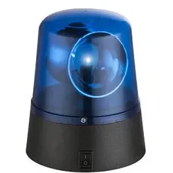 Globo 28013 Police Tischleuchte Kunststoff Blau, Led