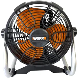 Worx WX095.9, Ventilator, Orange, Schwarz