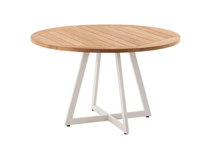 Niehoff Milan Gartentisch Ø125cm Aluminium/Teak