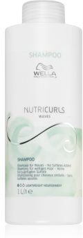 Wella Nutricurls Waves champô hidratante para cabelo ondulado 1000 ml. Nutricurls Waves