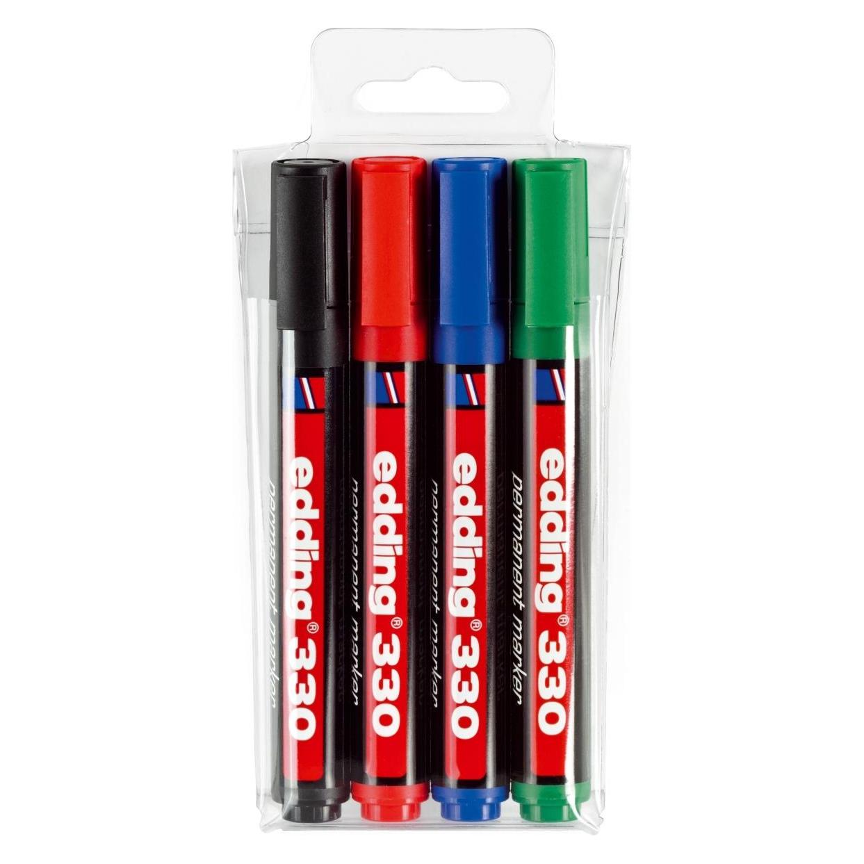 Edding 330/4 S Permanent-Marker (e) (4x) (4529000)