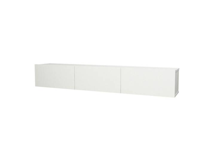 [en.casa] Tv-Element Vihti, Weiß, 180x29.5x31 cm, Wohnzimmer, TV Möbel, Lowboards, Lowboards stehend