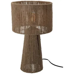 WellHome - Natürliche Jute-Tischlampe Ø27x45cm