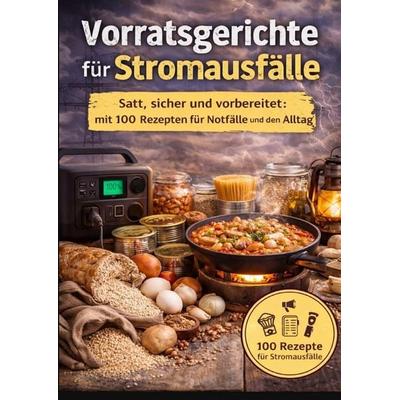 Vorratsgerichte für Stromausfälle :Satt, sicher und vorbereitet mit 100 Rezepten für Notfälle und den Alltag, Taschenbuch von Karine Hans, Bookmundo,
