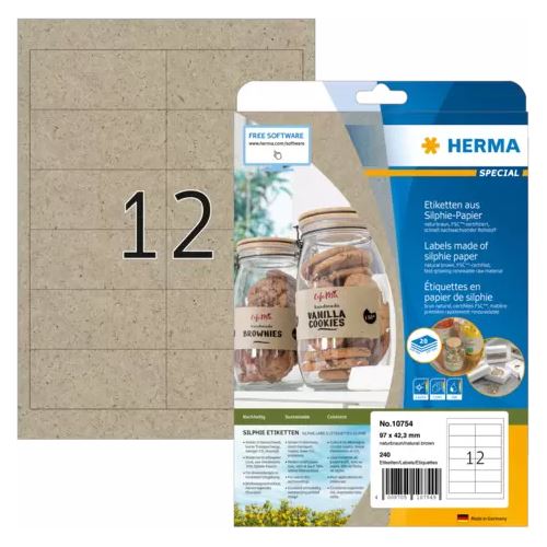 HERMA Etiketten Silphie A4 20 Blatt 97x42.3