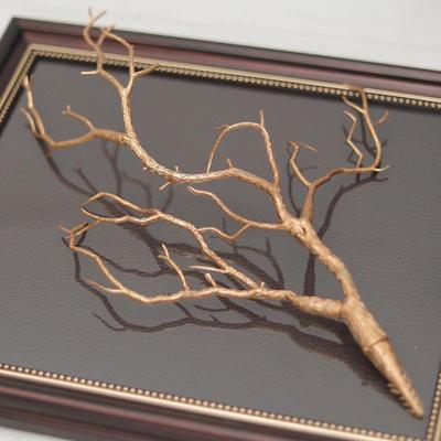 Inspired Living Golden Antler Headband Branch Picks For DIY Costumes And Christmas Party Decor 1pc golden