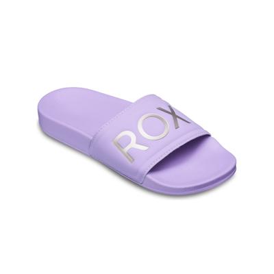 Sandale ROXY "Rg Slippy", Jungen, Gr. 13(30), lila (crocus), Obermaterial: 100% Synthetik. Futter: 100% Textil-Polyester, Laufsohle: 100% EVA., Schuhe Sandale