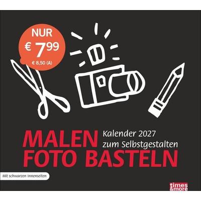 times&more Bastelkalender schwarz 2027