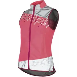Wowow, Damen, Velojacke, Amy Jacket (FR/ES, Alpha/Buchstaben, TG, normale Grösse, Rosa), Rosa, 46 (46), Grau, Rosa, 46