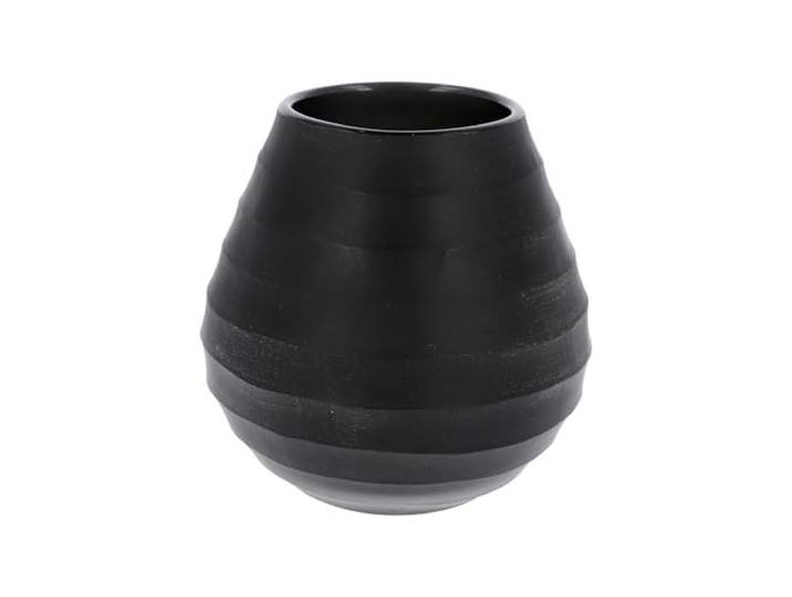 Goebel Vase, Slate, Schwarz, 14, 5x14,5 cm